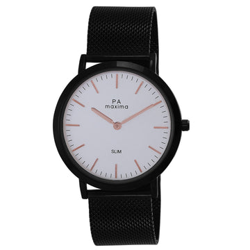 Maxima ATTIVO Men White Dial Analogue Watch - 67911CMGB